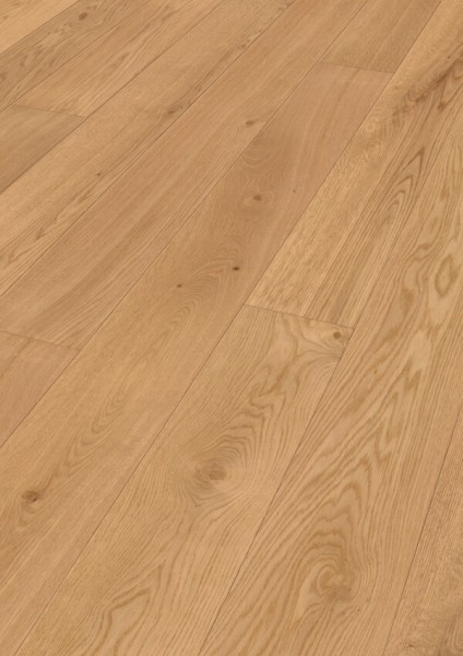 Meister Lindura - Holzboden HD 400 ultramattlackiert - 8936 - Eiche lebhaft pure,Breite 205 mm-
