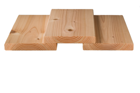 Douglasie Glattkantbrett gehobelt gefast, unbehandelt 20,5/145