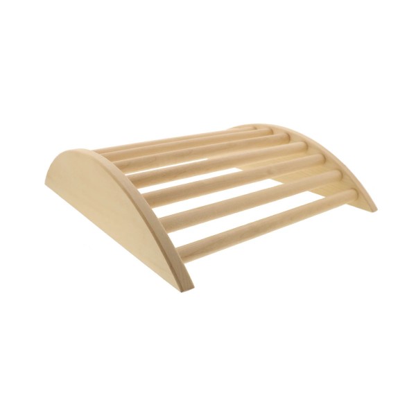 Sauna-Beinstütze ergonomisch Lindenholz