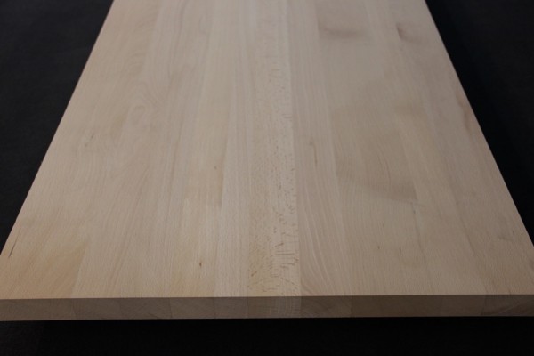 LARBON Treppenstufenplatte Buche 40x1000x650 mm Massivholzplatte durchgehende Lamelle A/B Qualität