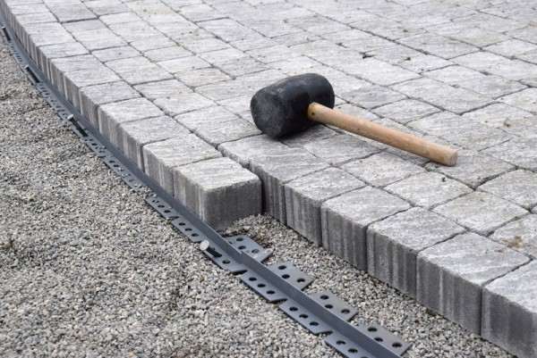 Ferax steinfix® rund 22, grau, Profil 2 m