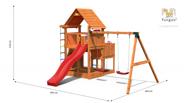 Fungoo Kombination Big Leader - Move Red