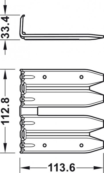 AKTION !! Zargenbefestiger Häfele Startec Frame Fix