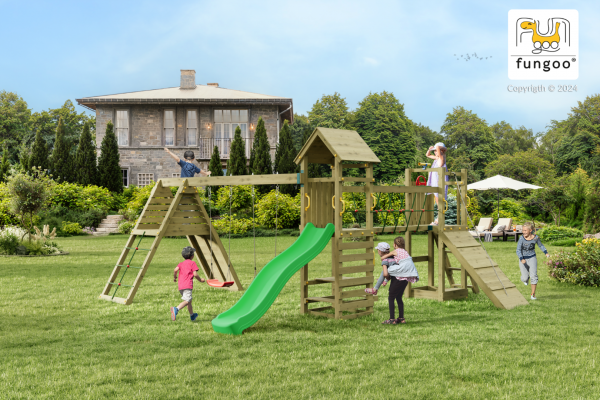 Fungoo Carnival Kdi grün imprg. Rutsche 2,20 mtr