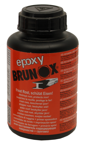 Brunox® epoxy flüssig 1000 ml – Patentierter Rostsanierer + Grundierung