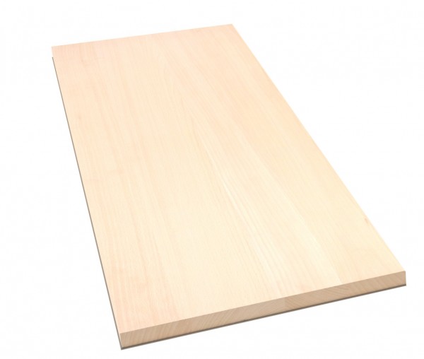 LARBON Treppenstufenplatte Buche 40x1000x650 mm Massivholzplatte durchgehende Lamelle A/B Qualität
