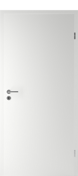 Sonderposten Türzarge Huga Durat Weißlack Dekor 1985 x 735 mm, Wandstärke 150 mm DIN R