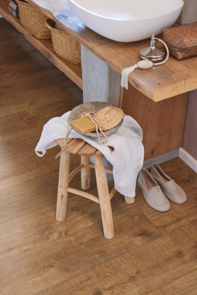 Designboden flex DD 400 6949 Stieleiche Cognac