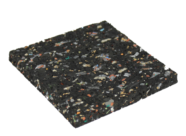 Terrassenpad 8mm Großpack 250 Quadrate mit 8 mm, Format: 90 x 90mm, 250 Stück