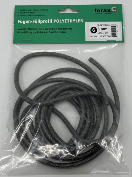 PE-Rundprofil Ø 6 mm, grau, SB