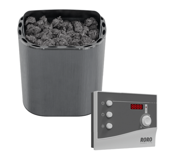 RoRo Ofen mit Außensteuerung (Leistung 8 KW / 9 KW)