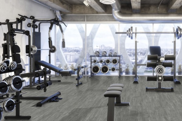 Tilo Rigid Vinyl Eleganto Spa Concrete Natur Steinoptik gefast (4V) sand, Twist PLUS lackiert