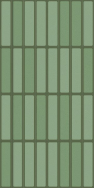 Revet Wandfliese Butcherblock Green High Gloss