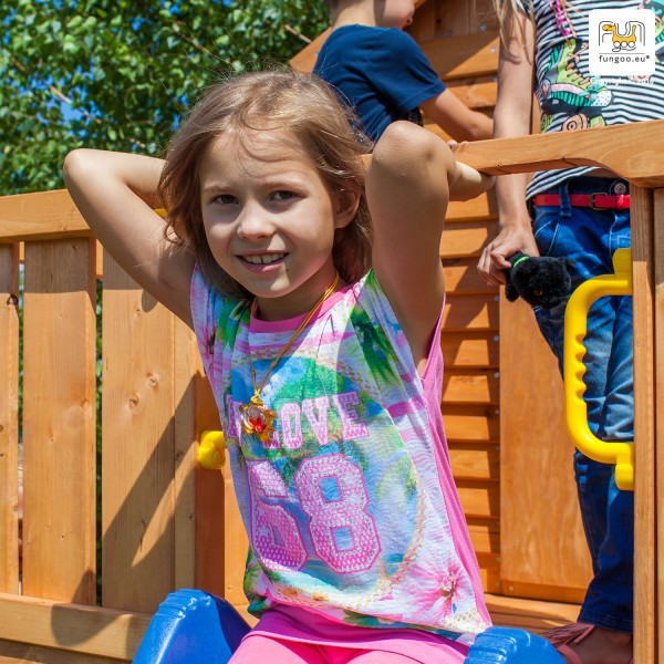 Fungoo My House Spielhaus / teakfarben imprägniert