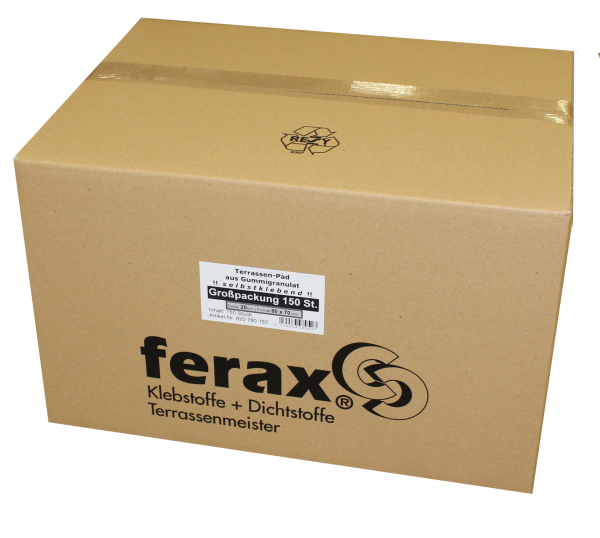 selbstklebendes Terrassenpad 20 x 80 x 70 mm , Großpack