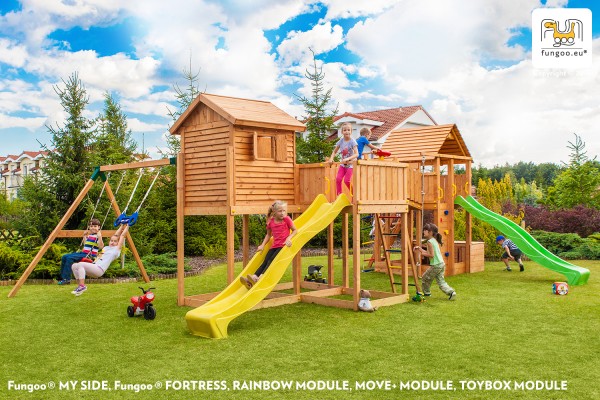 Fungoo Kombination Maxi Set Play Box (My Side - Fortress - Toybox - Rainbow - Move+)