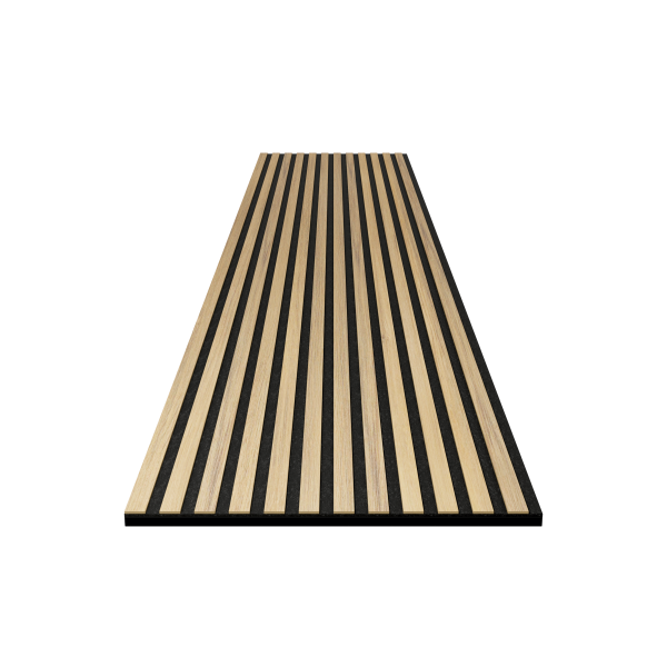 ISOL Energiesparpaneel - Wandakustikelement ACO1ES Eiche hellbraun 20x2500x480 mm