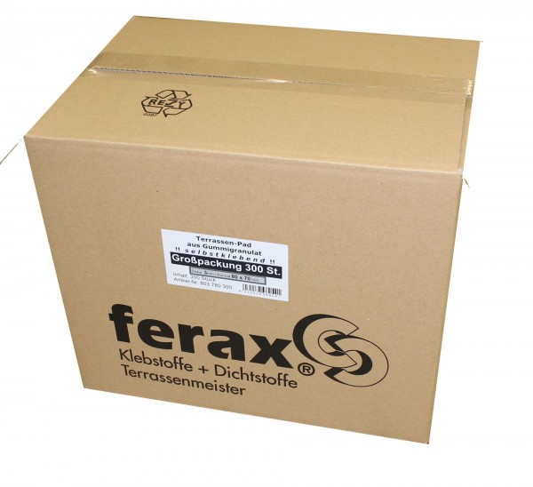 selbstklebendes Terrassenpad 8 x 80 x 70 mm , Großpack