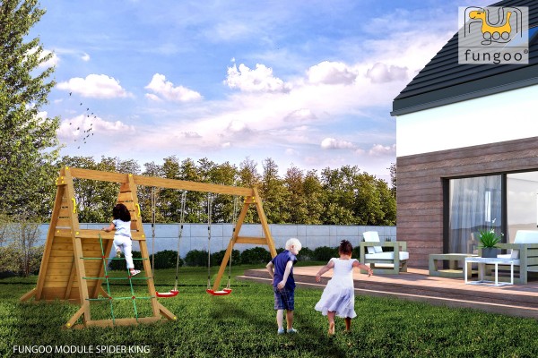 Fungoo Spider King (mit rotem Schaukelsitz)