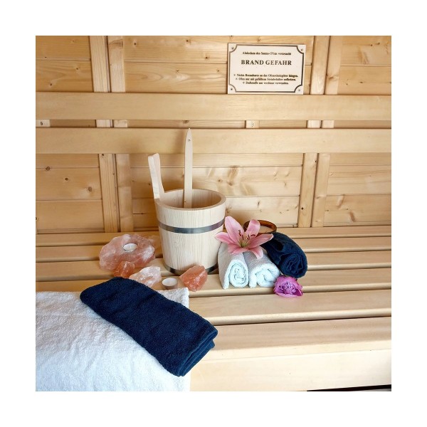 Bottich, trichterförmig, 1 Griff, 2,5 Liter aus Holz 19 cm