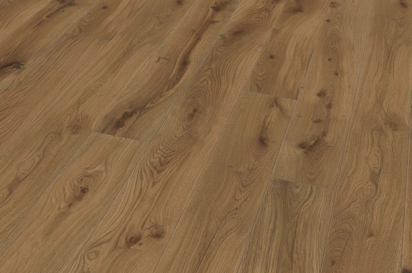 Tilo Rustico Trend Parkett Eiche Caramel, thermobehandelt, gefast (2V), gebürstet, Intens, Natur geö