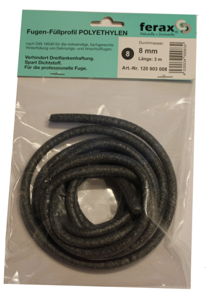 PE-Rundprofil Ø 8 mm, grau, SB