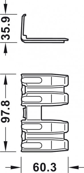 AKTION !! Zargenbefestiger Häfele Startec Frame Fix