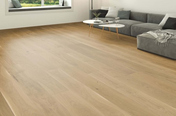 Parkettboden LIFE Eiche Natur 1-Stab Flair gefast (2V) Vital natur geölt gebürstet