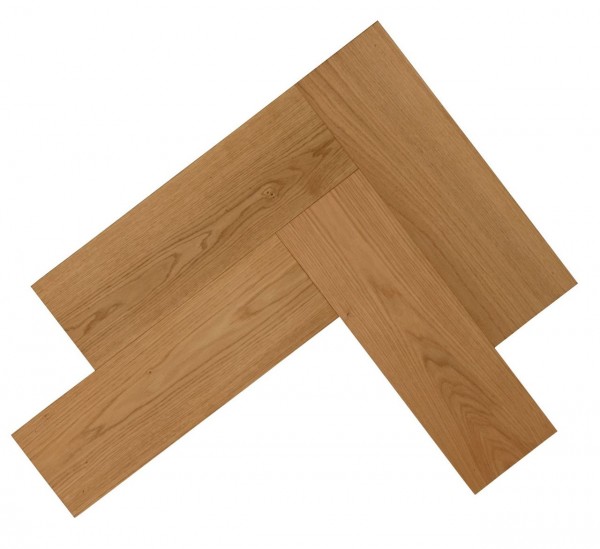 Mefo Manufaktur Fischgrätparkett 90° Eiche Nut & Feder, Sortierung Natur