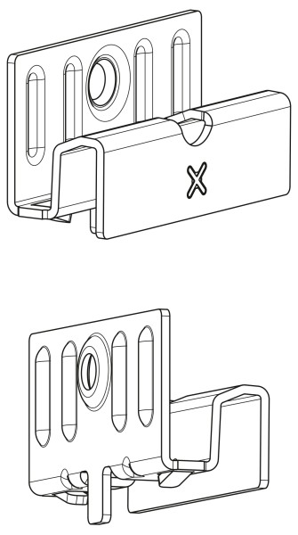 FixingGroup Dekora Fassadenverbinder Alu zink C4 schwarz