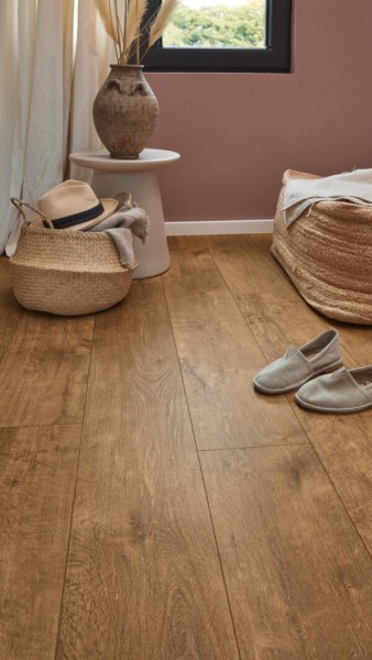 Designboden comfort DD 600 S 6949 Stieleiche Cognac