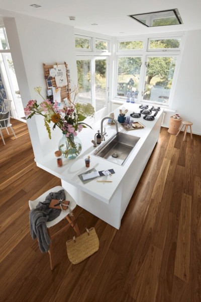 Parkett MeisterParkett. longlife PS 300 Nussbaum amerikanisch lebhaft 9009