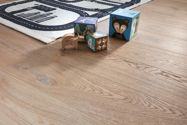 MeisterParkett.longlife PD 400 Eiche authentic cremeweiß 9017