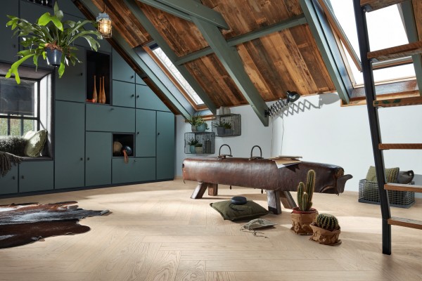 Meister Lindura - Holzboden HS 500 ultramattlackiert 8927 Eiche Classic arcticweiß