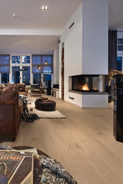 Meister Lindura - Holzboden HD 400 ultramattlackiert - 8935 - Eiche lebhaft creme, Breite 205 mm