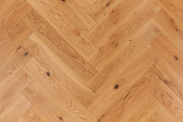 Manufaktur 2-Schicht Fischgrät Linie 90° Eiche Natur