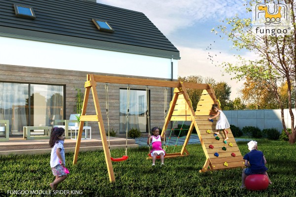 Fungoo Spider King (mit rotem Schaukelsitz)