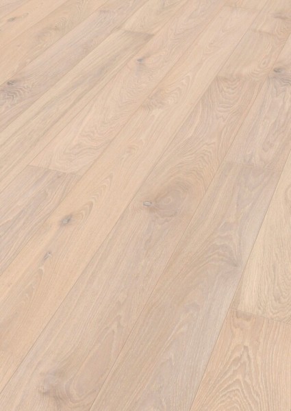 MeisterParkett.longlife PD 400 Eiche lebhaft cremeweiß gekälkt 9014