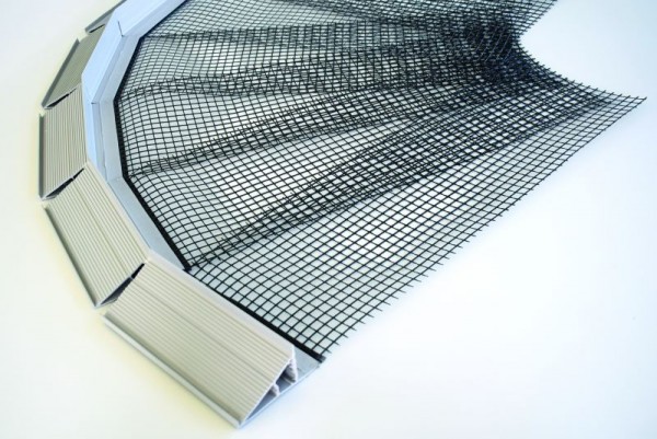 Ferax steinfix® forte rund, grau, Profil 2 m