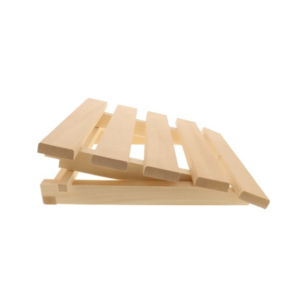 Sauna-Kopfstütze höhenverstellbar Lindenholz (geringer Bestand)