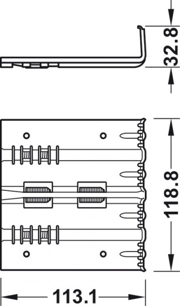 AKTION !! Zargenbefestiger Häfele Startec Frame Fix