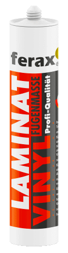 Ferax Laminat-/Vinyl-Fugenmasse silbergrau matt Kartusche 310ml,