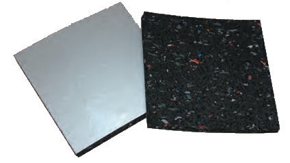 Ferax Terrassenmeister Profi-Unterlage alukaschiert für Terrassen Quadrate 8 x 90 x 90mm, 250 Stück