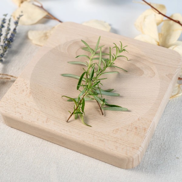 Schneidebrett für Kräuter & Gewürze Buchenholz