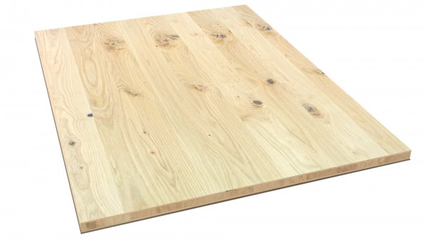 LARBON Massivholzplatte Wildeiche 3S DL 5-10-5 foliert FSC 20x2500x1250