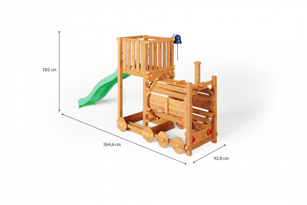 Fungoo Loco teak painted